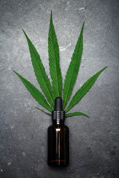 Olio di cannabis (cannabidiolo).