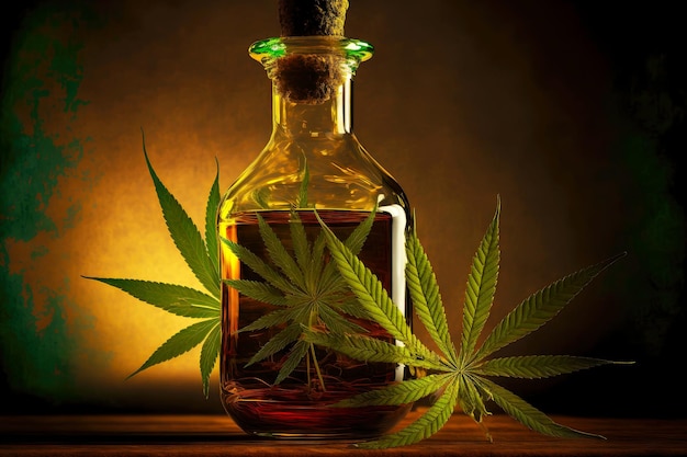 Olio di cannabis per scopi medicinali