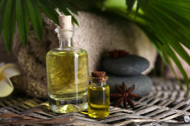 Olio essenziale per aromaterapia da vicino