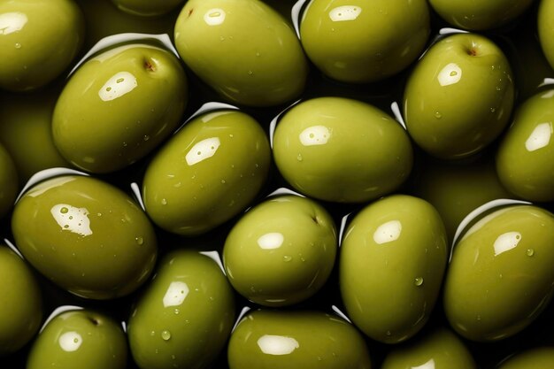 Olive come sfondo e consistenza