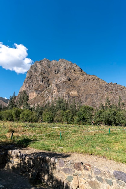 Ollantaytambo, fortezza Inca nella Valle Sacra, Cusco.