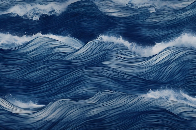 onda del mare sotto forma di tavola di legno