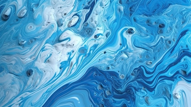 onda liquida blu