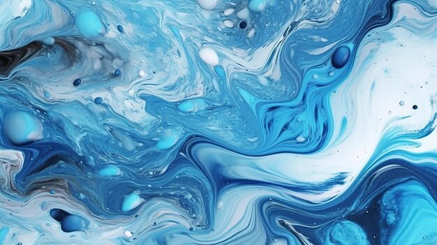 onda liquida blu