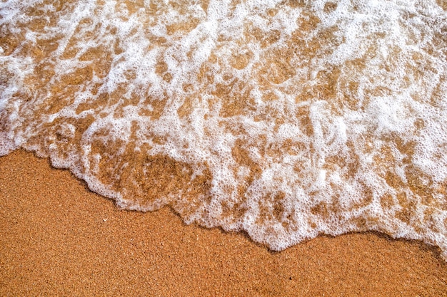 Onda sul fondo della spiaggia dell&#39;oceano della sabbia