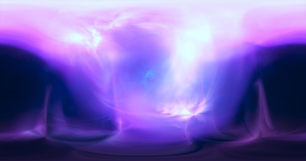 Ondate astratte di energia luminosa iridescente magico cosmico vento galattico sfondo astratto luminoso