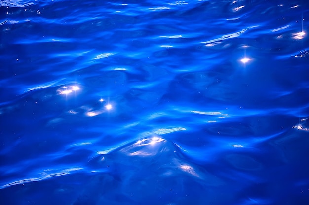 onde astratte del fondo dell'acqua di mare/sfondo blu, acqua bagnata dell'oceano della natura con le increspature