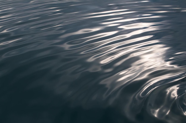 onde calme sulla superficie del mare, struttura dell'acqua.