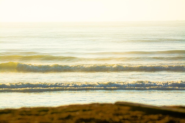 Onde del mare al mattino