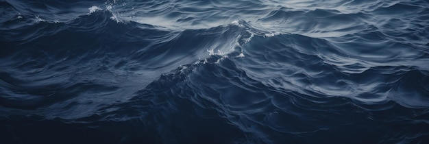 Onde dell'oceano scuro IA generativa