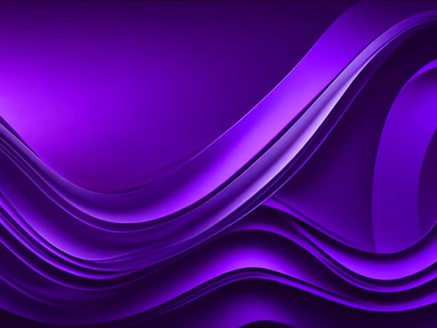 Onde di carta viola scuro disegno astratto banner Elegante sfondo vettoriale ondulato