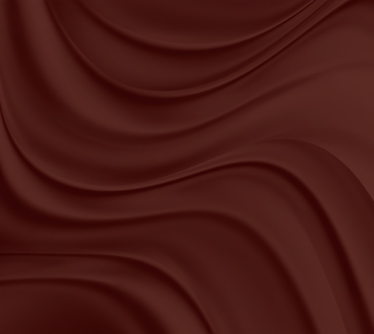 Foto onde di cioccolato liquido a schermo intero come sfondo
