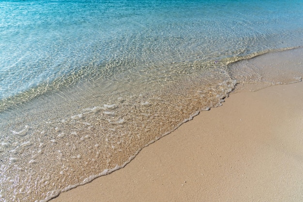 Onde e acque turchesi in spiaggia Semporna Sabah Malaysia