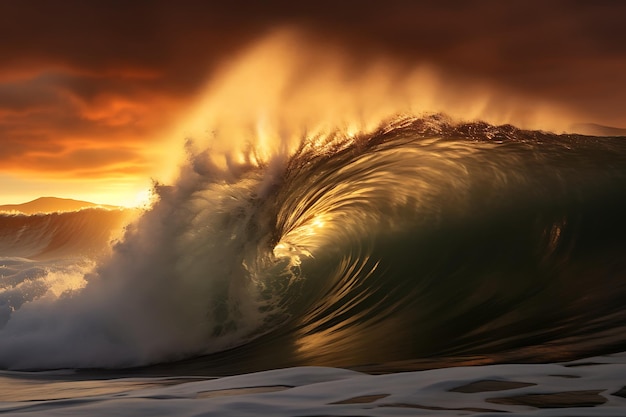 Onde e meraviglie in mostra Foto di paesaggi sulla spiaggia