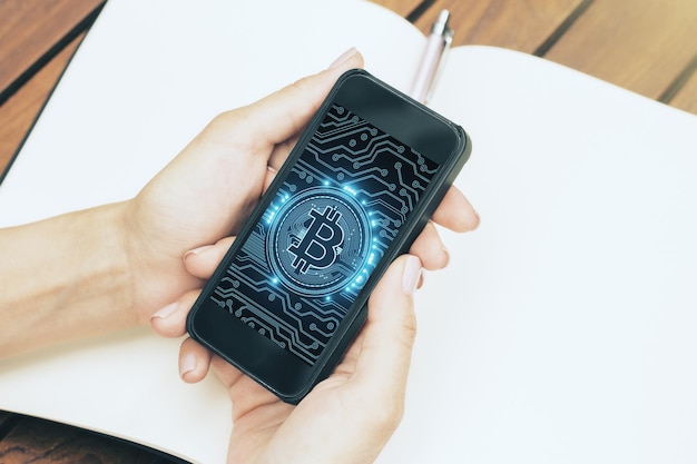 online banking and money concept