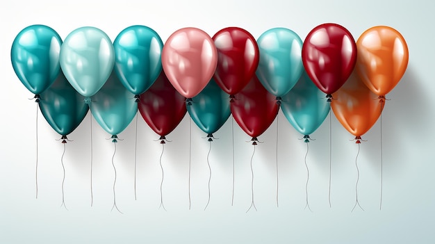 only_one_balloon_on_isolated_transparent_white_background