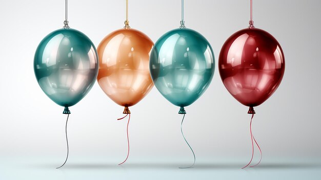 only_one_balloon_on_isolated_transparent_white_background