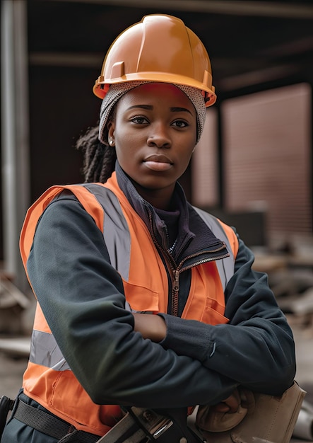 Operai edili che lavorano in un cantiere edile