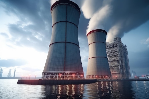 Operativi reattori nucleari edifici generativa ai