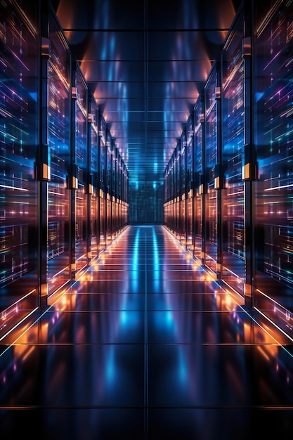 operazioni di data center HD 8K carta da parati immagine fotografica stock