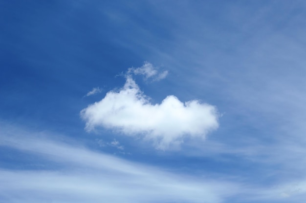 Ora del giorno. Belle nuvole su un cielo azzurro