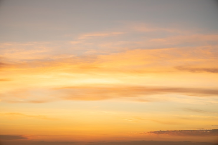 Foto orange twilight sunset sky background