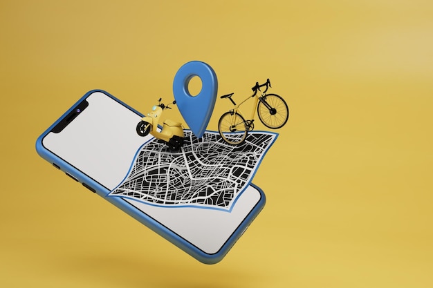 ordinare la consegna di pacchi all'indirizzo specificato tramite smartphone.