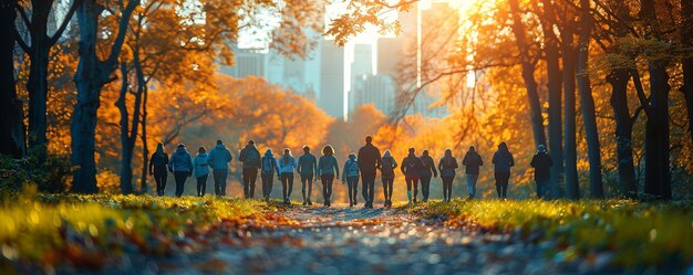 Organizzare una passeggiata o una corsa per la resilienza della comunità a Wallpaper