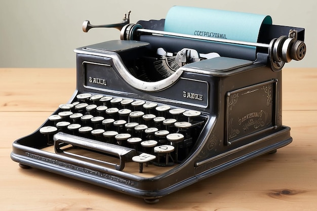 Organizzatore di scrivania per macchine da scrivere d'epoca con fascino antico