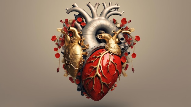 Organo realistico del cuore umano