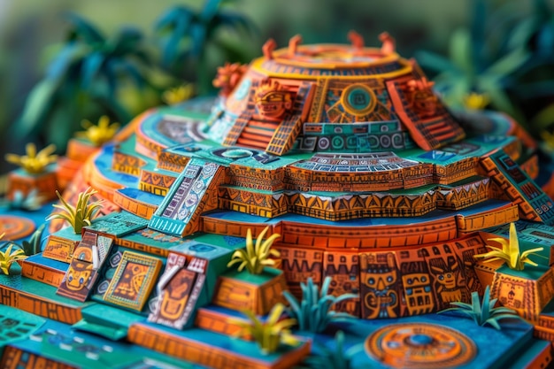 Origami Calendario azteco Cosmologia e arte della pietra