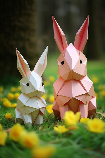 origami del giorno di Pasqua