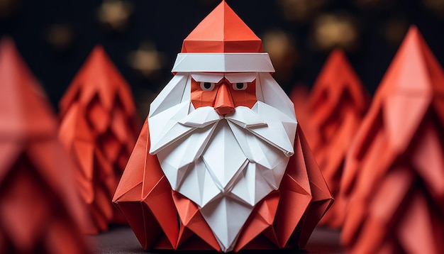 Origami di concept natalizio