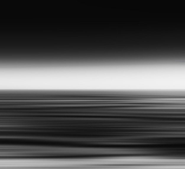 Orizzontale vivido vibrante fresco bianco e nero oceano paesaggio motion blur astrazione sfondo sullo sfondo