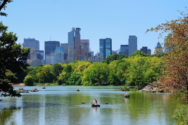 Orizzonte di Manhattan di New York City