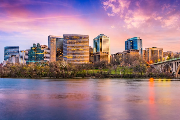 Orizzonte di Rosslyn Arlington Virginia USA