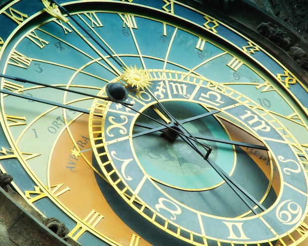 Orloj orologio astronomico a Praga nella Repubblica ceca