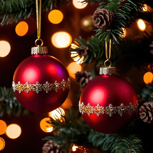 ornamenti per alberi di Natale decorazioni per le vacanze tradizionali sfere di vetro