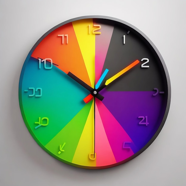 Orologio da parete RGB