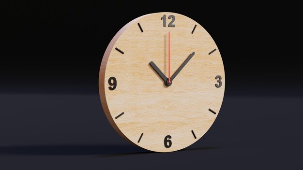 Orologio in legno semplice