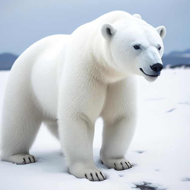 orso bianco polare AI