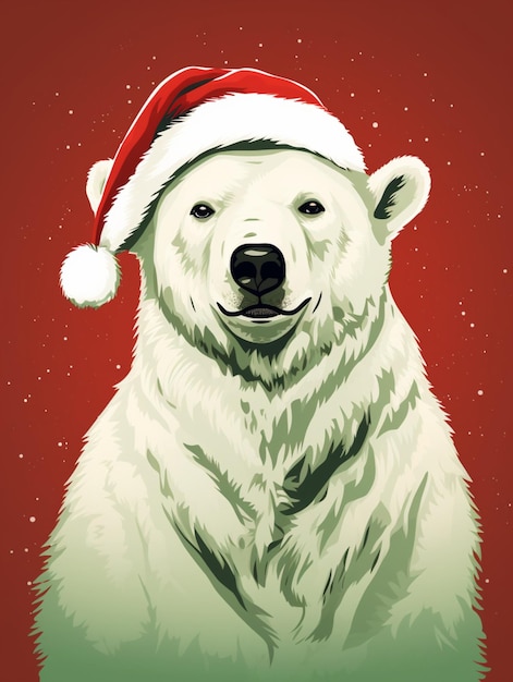 Orso polare di Natale