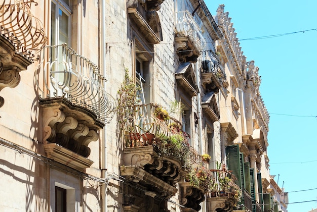 Ortigia street view Siracusa Sicilia Italia