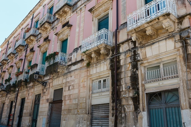 Ortigia street view Siracusa Sicilia Italia