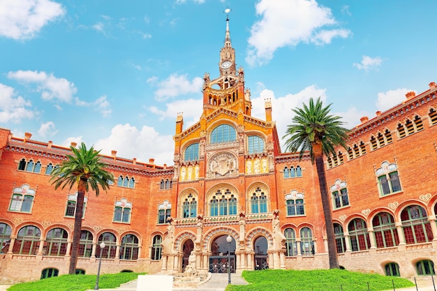 Ospedale Sant Pau Recinte Modernista Barcellona Catalonia Spagna