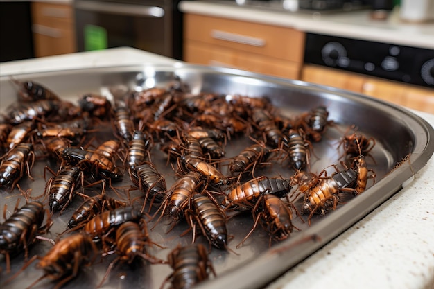 Ospiti indesiderati invasione di scarafaggi