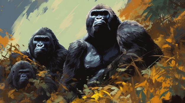 Osservare il territorio dei gorilla