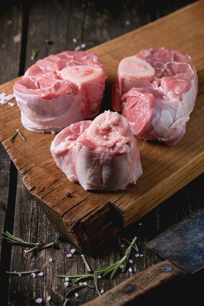 Osso buco crudo