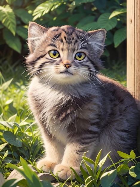 Otocolobus manul cat per la carta da parati mobile