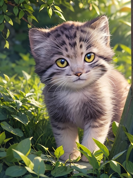 Otocolobus manul cat per la carta da parati mobile